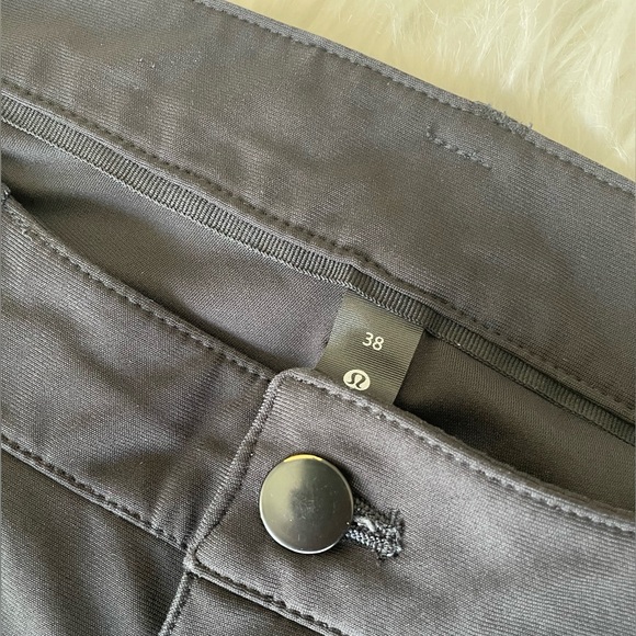 🔥Lululemon | Men’s Slim ABC Pants Size 38 Waist, 32 Length in Color Black - Picture 4 of 15